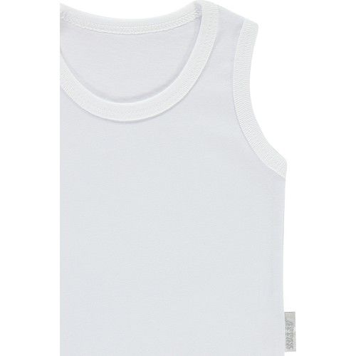 Baby Snap Fastener Body 3-9 Months White