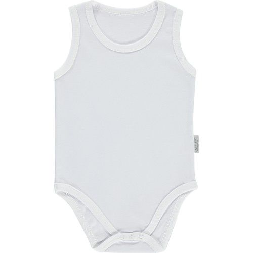 Baby Snap Fastener Body 3-9 Months White