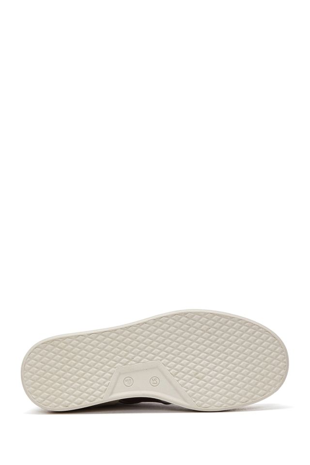 Women's Thick Sole Genuine Leather Sneaker