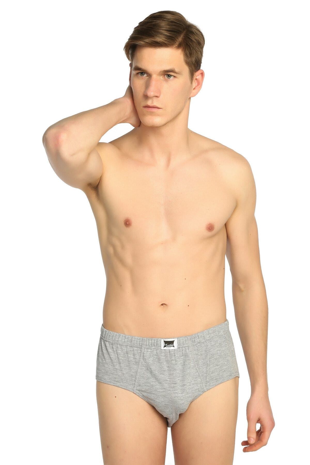 Erkek Pamuklu Kom Slip Külot 12'li Paket
