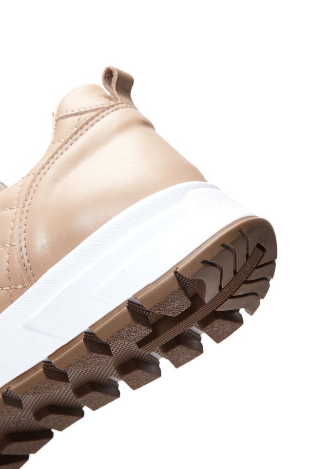 Kadın Deri Kapitone Sneaker