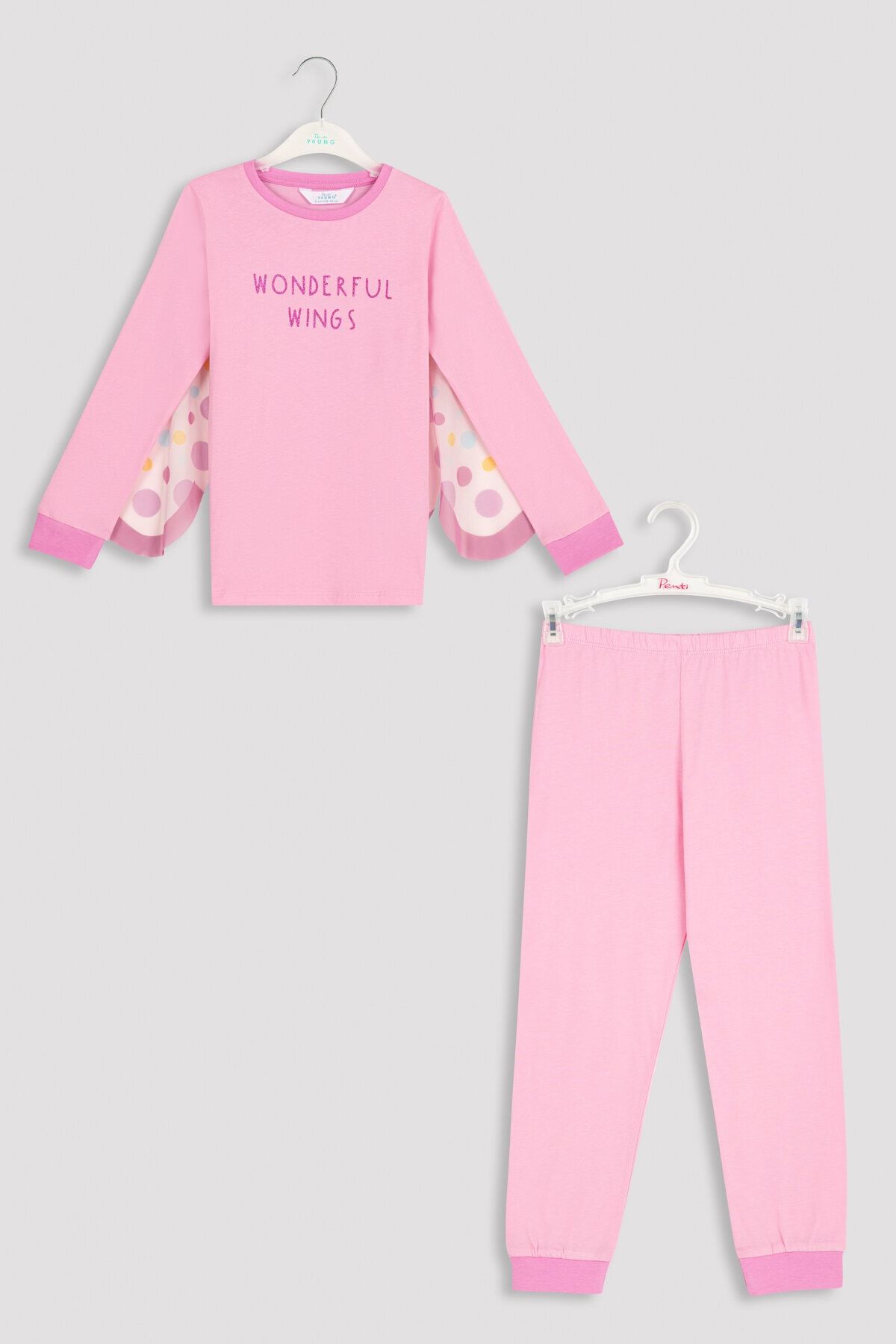 Pembe Girls Wonderful Wings Pijama Takımı
