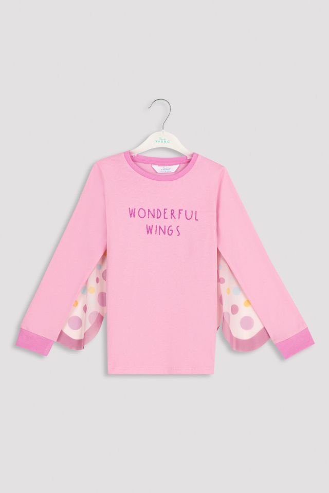Pembe Girls Wonderful Wings Pijama Takımı