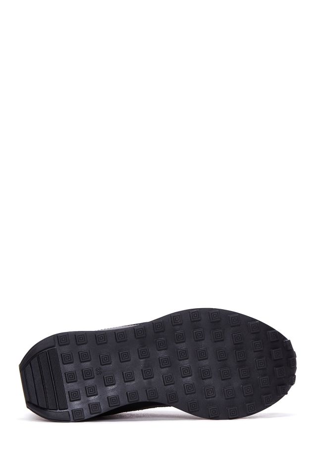Women's Suede Detailed Leather Sneaker