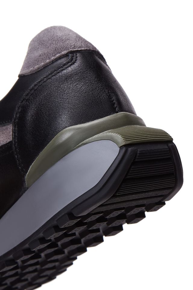 Women's Suede Detailed Leather Sneaker