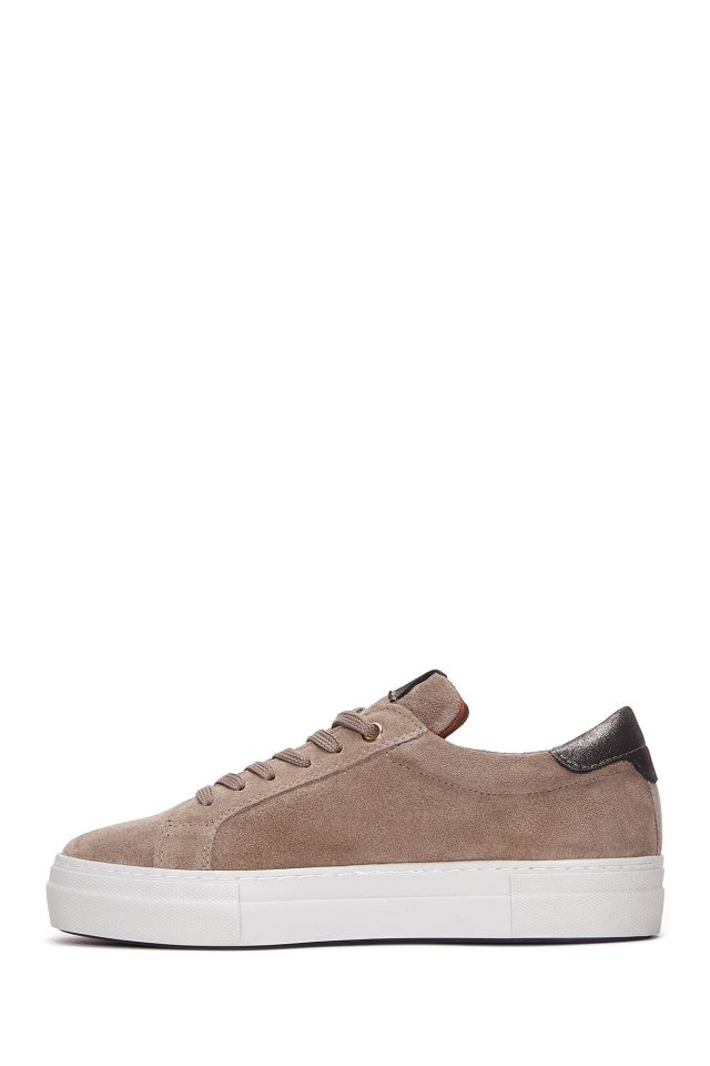 Kadın Deri Süet Sneaker