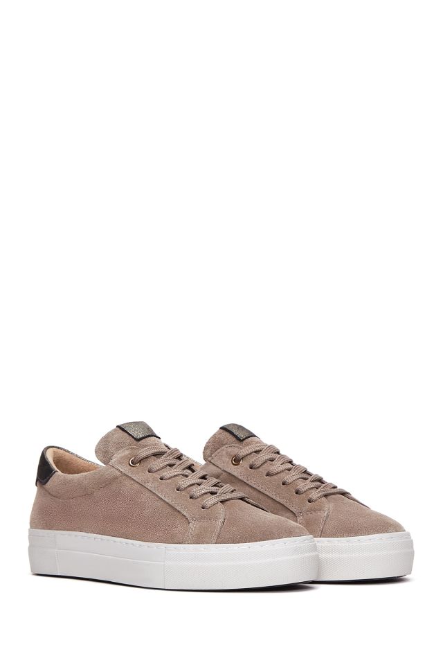 Kadın Deri Süet Sneaker