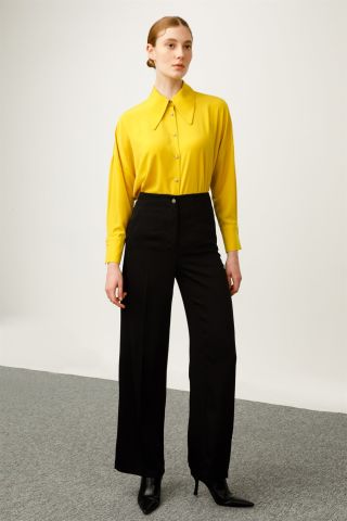 Ghisa Palazzo Trousers BLACK