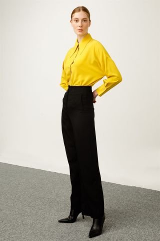 Ghisa Palazzo Trousers BLACK