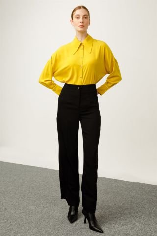 Ghisa Palazzo Trousers BLACK