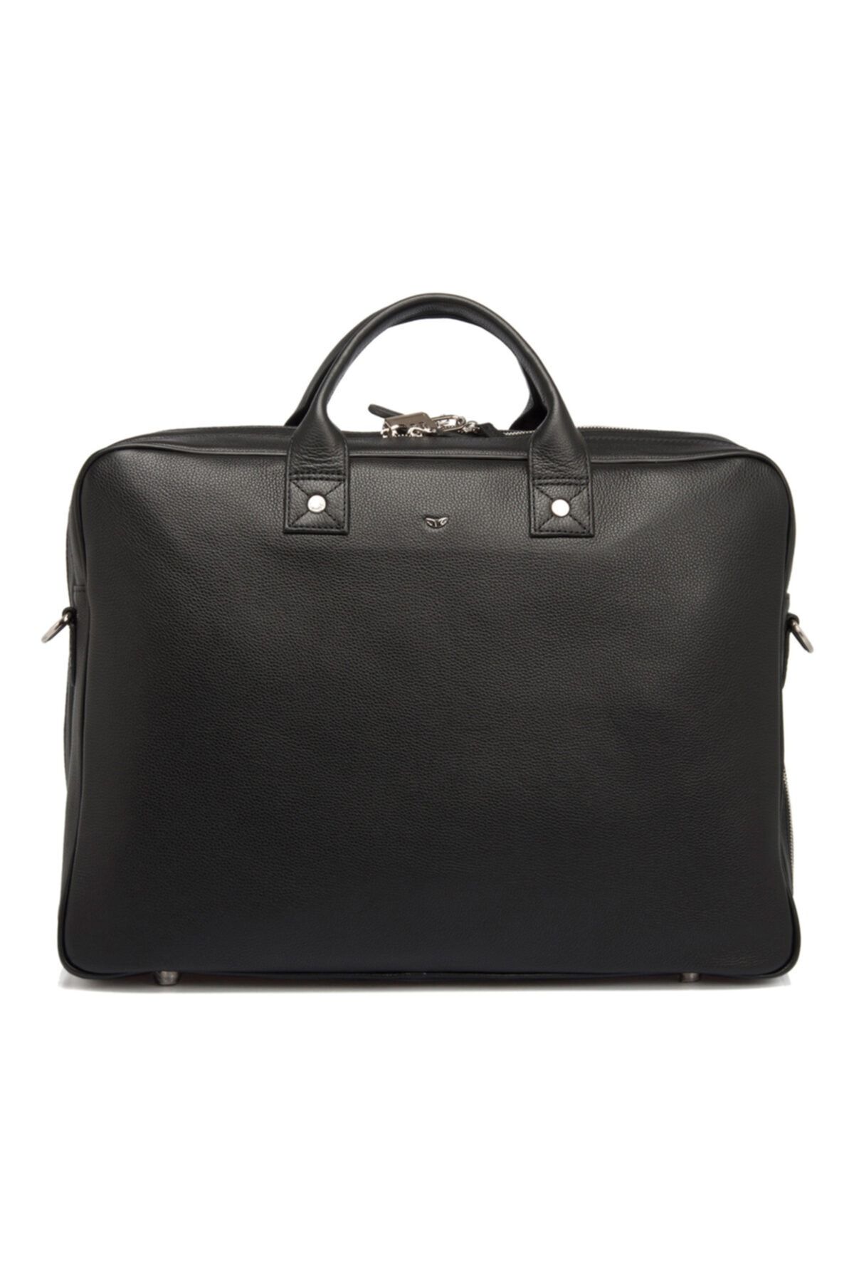 Black Leather Travel Bag 21207a6f