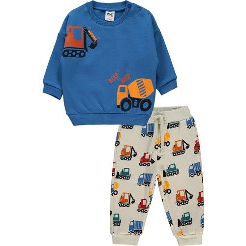 Baby Boy Suit 6-18 Months Indigo