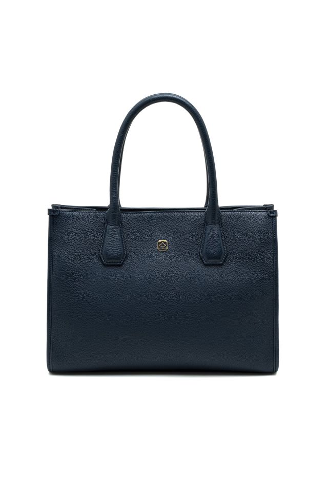 Grant Navy Blue Women's Leather Handbag