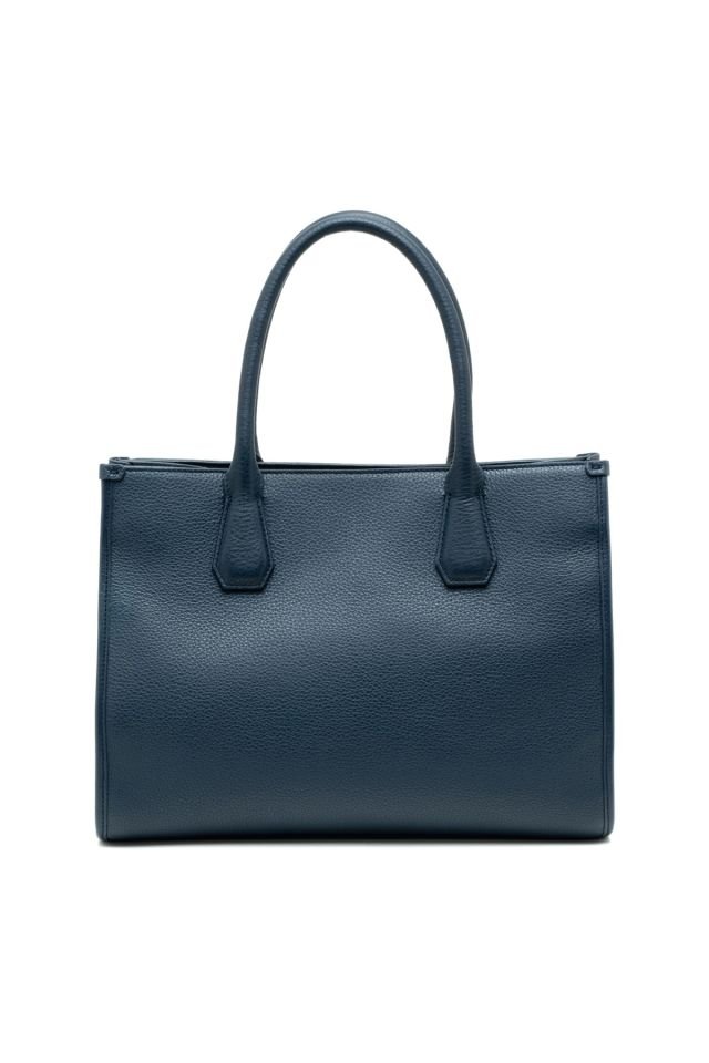 Grant Navy Blue Women's Leather Handbag