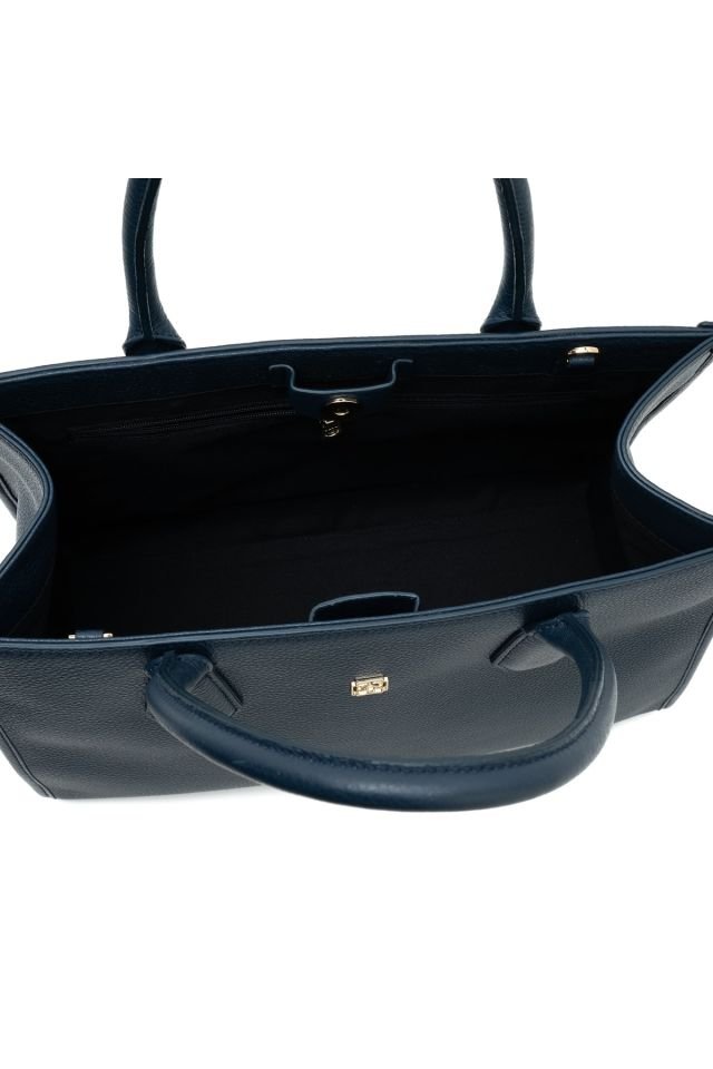 Grant Navy Blue Women's Leather Handbag