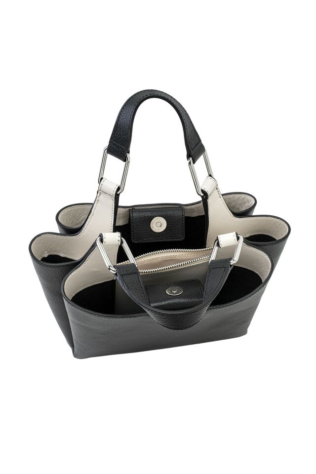 Aster Black Women's Leather Shoulder Bag