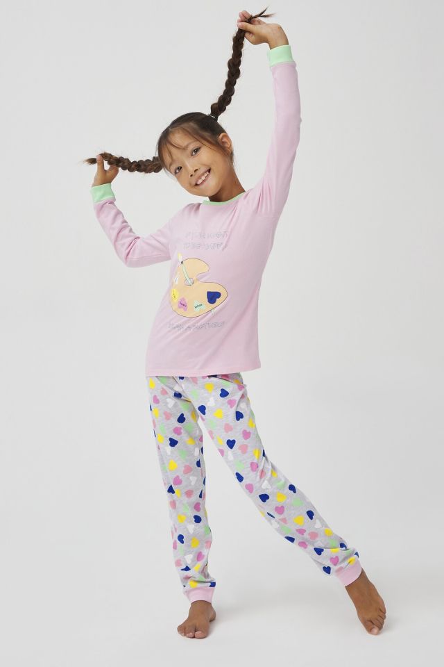 Kız Çocuk Artist 2li Pijama Takımı