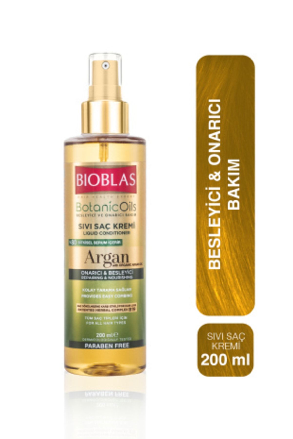 Botanic Oils Argan Oil Liquid Conditioner 200 Ml Repair Conditioner