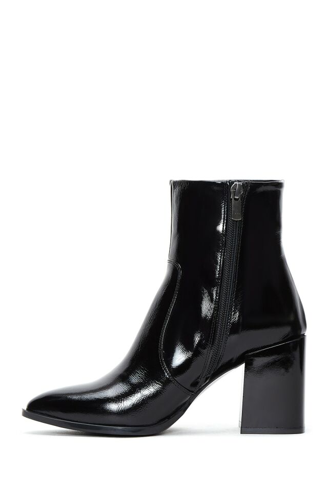 Women's Leather Heeled Boots