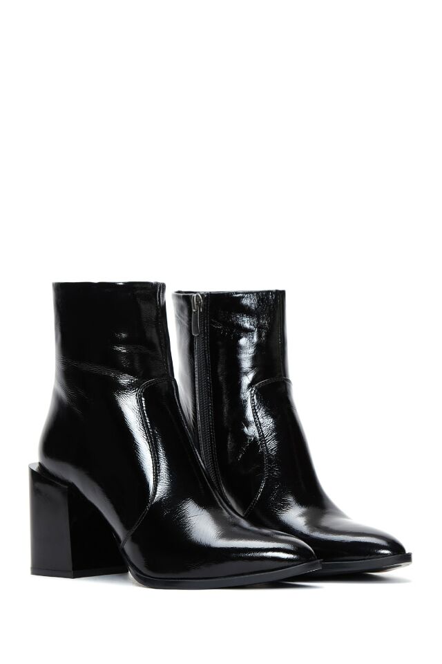 Women's Leather Heeled Boots