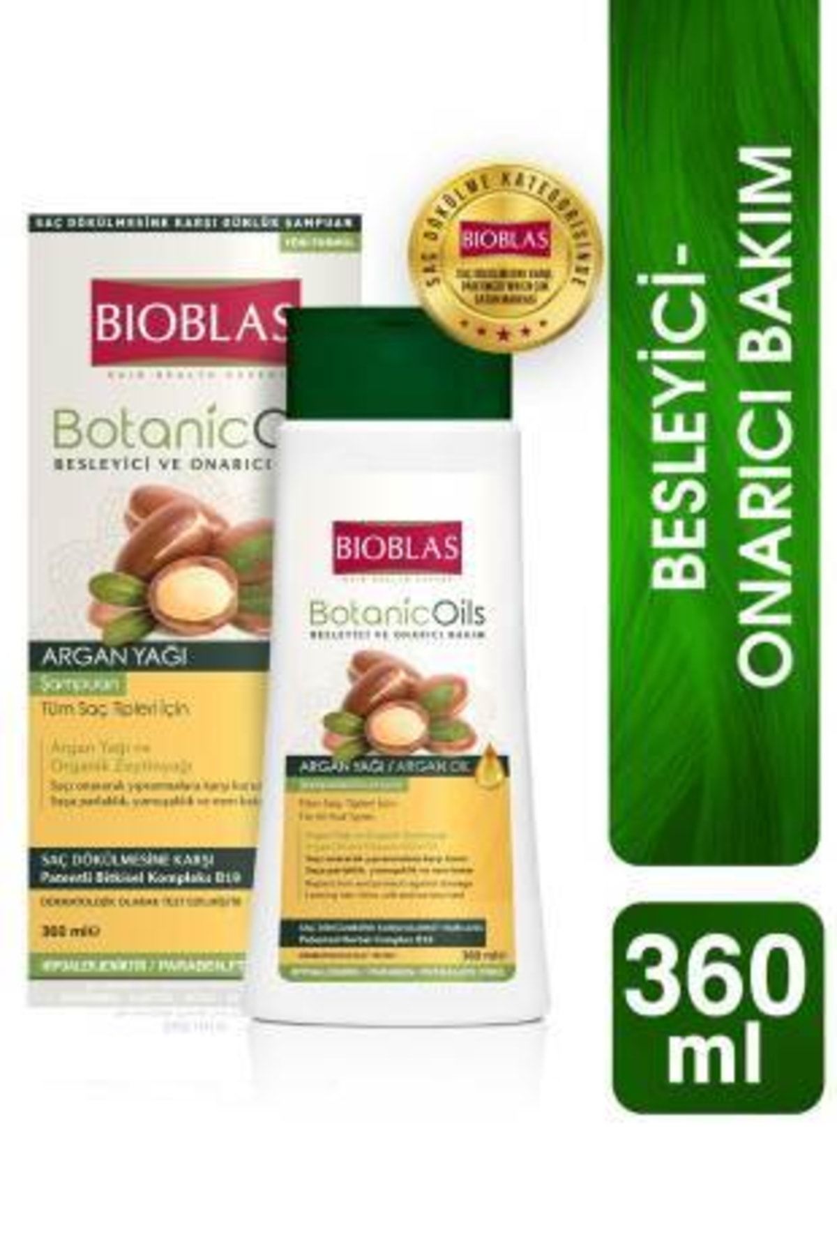Botanic Oils Argan Şampuan 360 ml