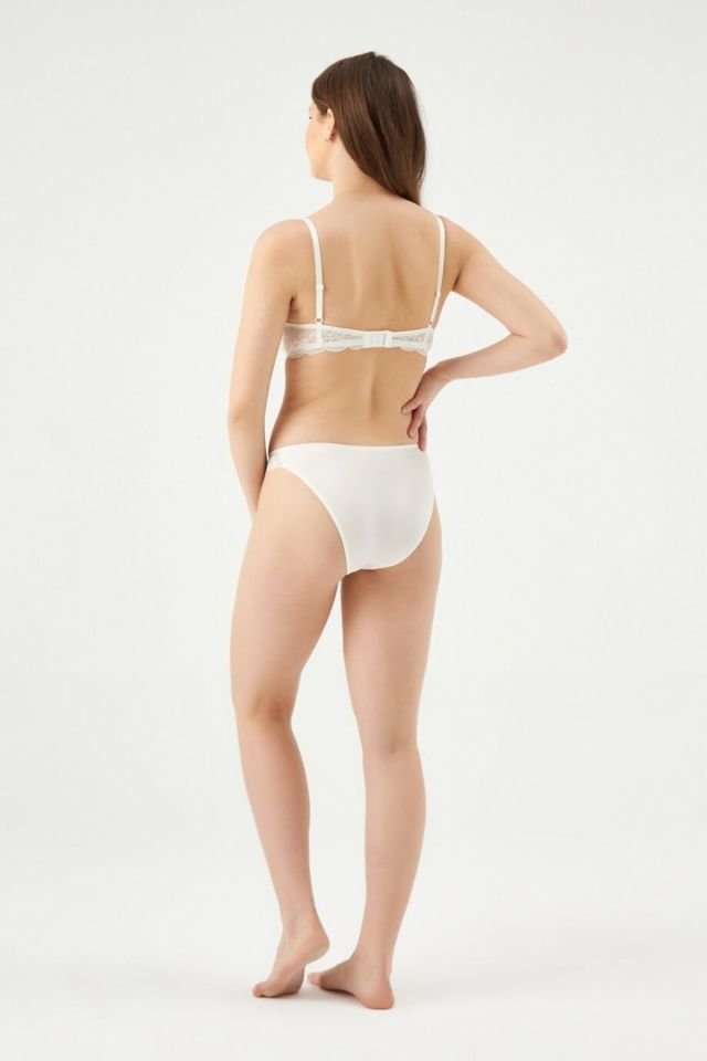 Linda Almond Semi Push-Up Bra Set