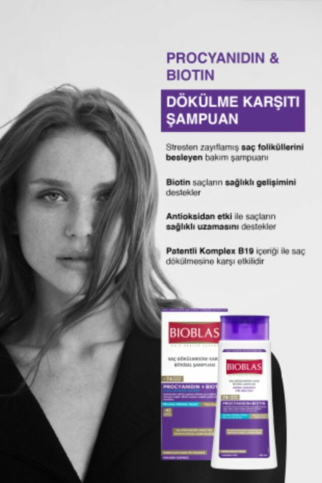 Procyanidine Anti Stress Shampoo for Hair Loss 360 ml - Anti Loss Shampoo