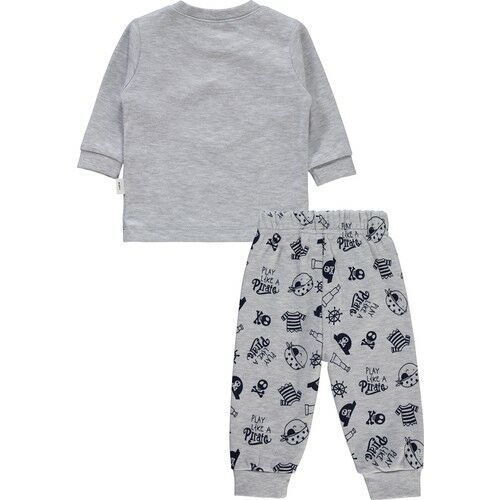 Erkek Bebek Pijama Takım Karmelanj