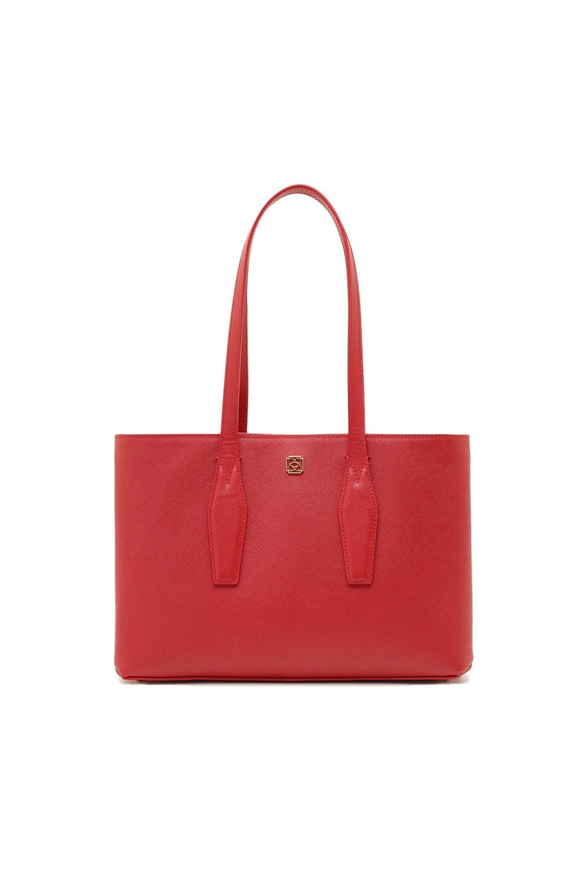 Drake Red Women's Leather Shoulder Bag
