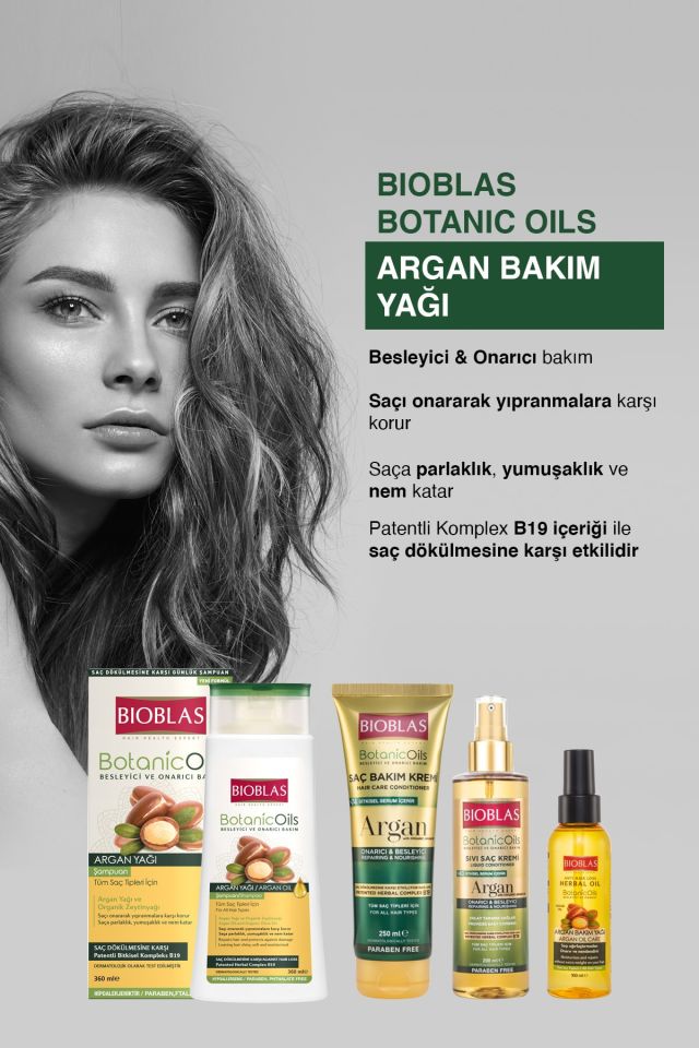 Argan Bakım Yağı 100 ml  - Onarıcı Bakım Yağı