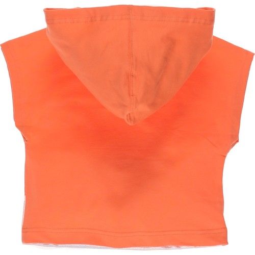 Kız Çocuk Kapüşonlu T-Shirt
