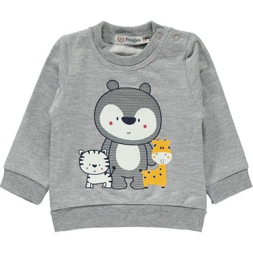Pengim Baby Boy Suit 6-18 Months Gray