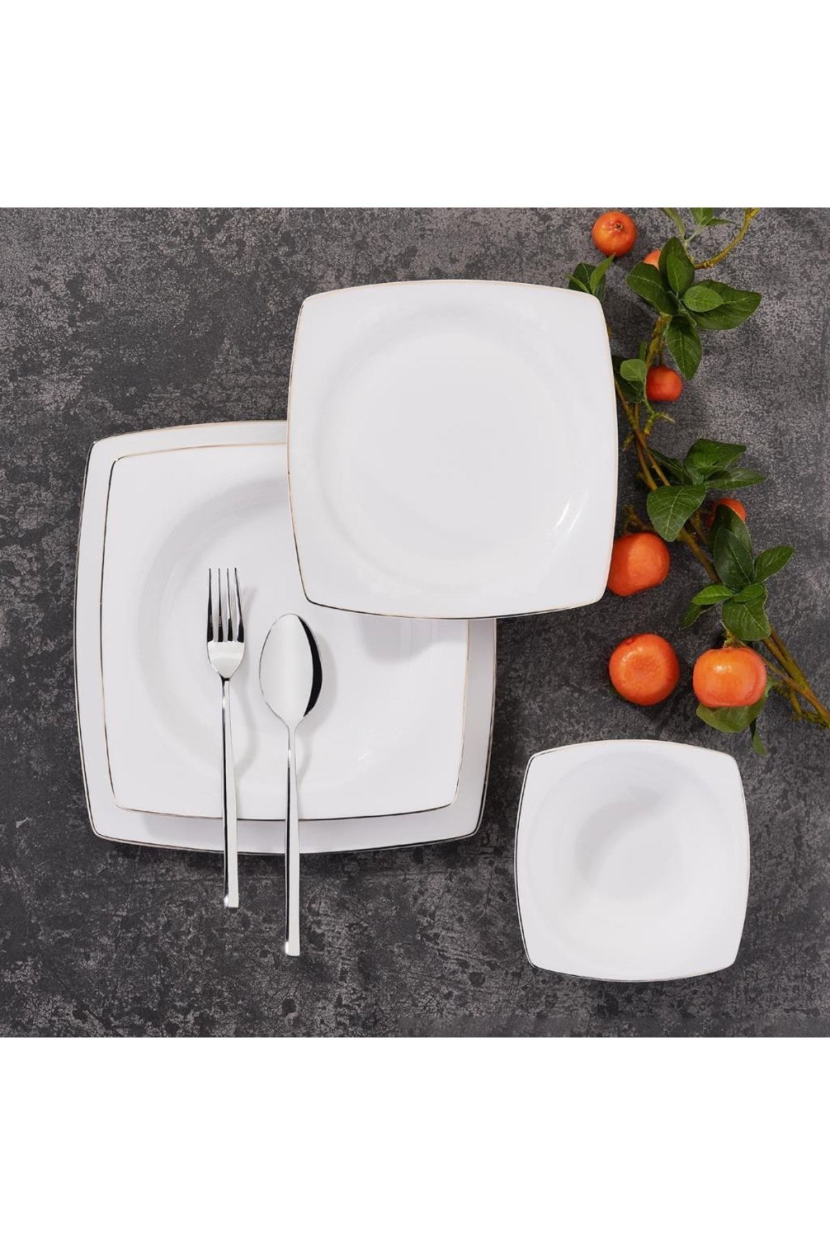 Bone Selection 12 Person 60 Piece Dinnerware Set