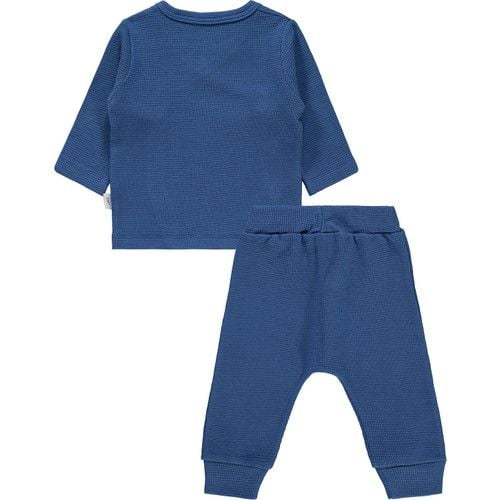 Erkek Bebek Pijama Takımı Saks Mavisi