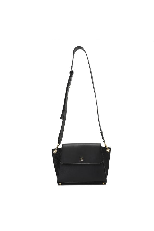 Anais Black Women's Leather Messenger Bag