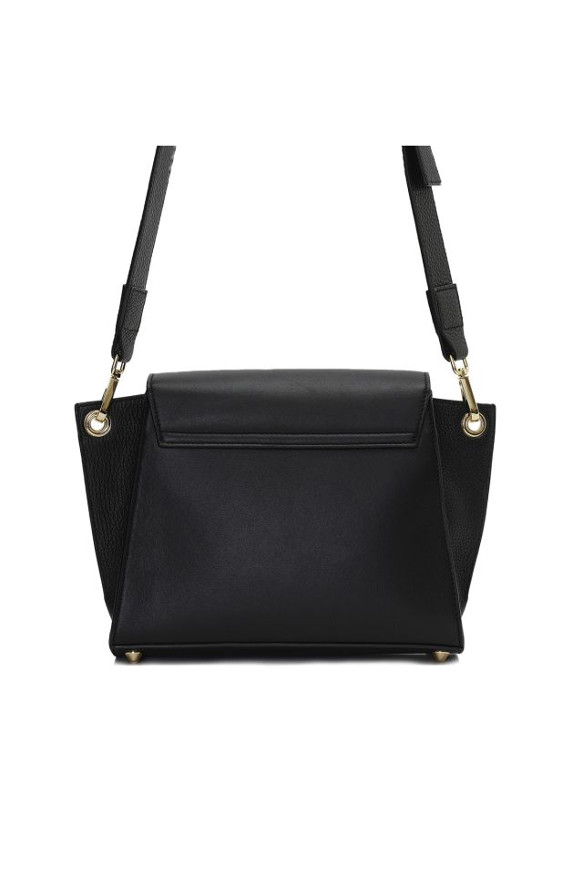 Anais Black Women's Leather Messenger Bag