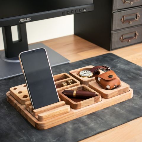 Desktop Modular Wooden Tray - Alabanda