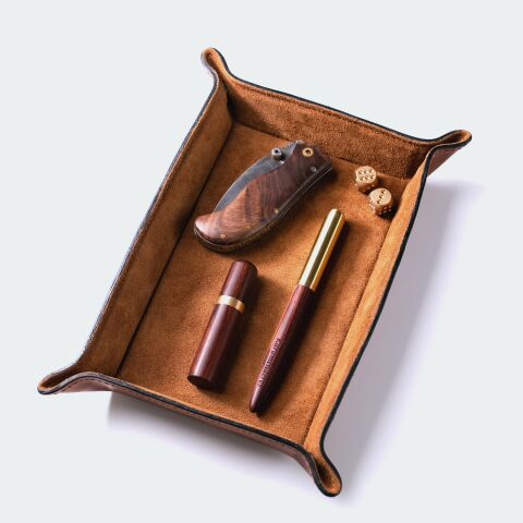 Luxury Leather Tray