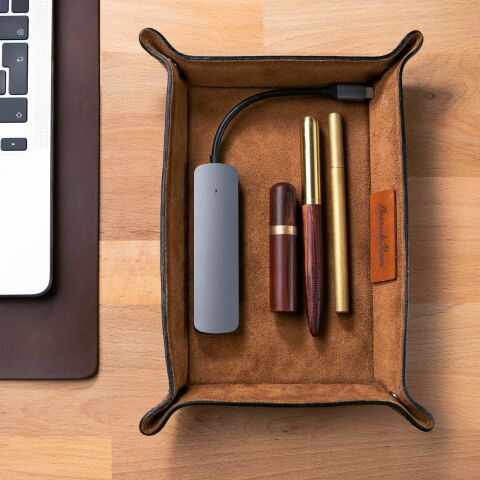 Luxury Leather Tray