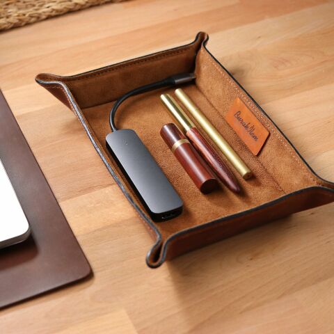 Luxury Leather Tray