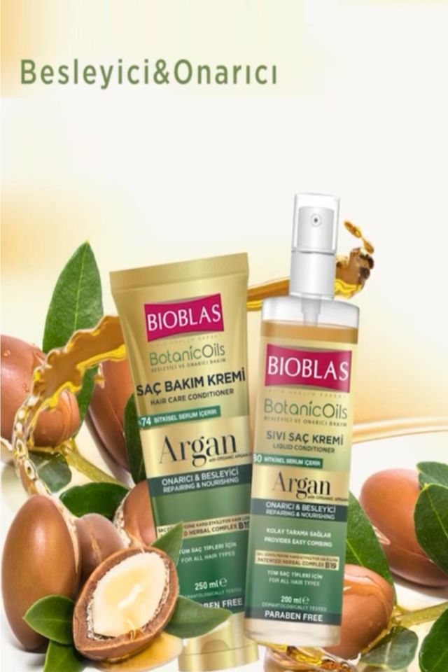 Argan Sıvı Saç Kremi 200 Ml - Argan Saç Bakım Kremi 250 Ml