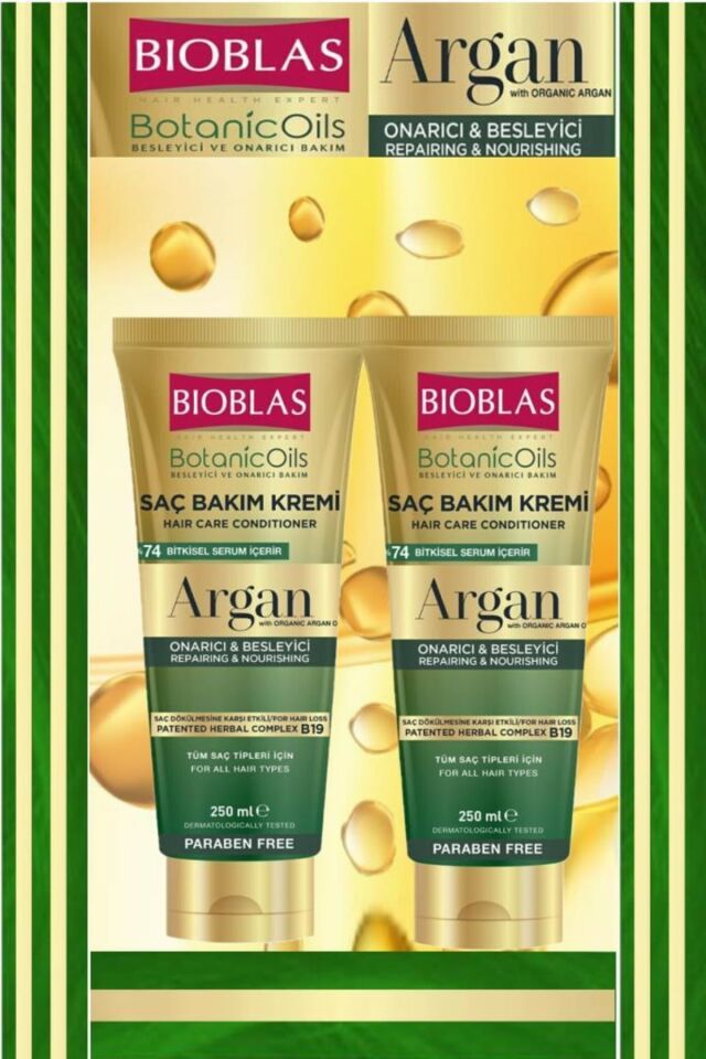 Botanicoils Argan Yağlı Saç Kremi 250ml X 2 Adet