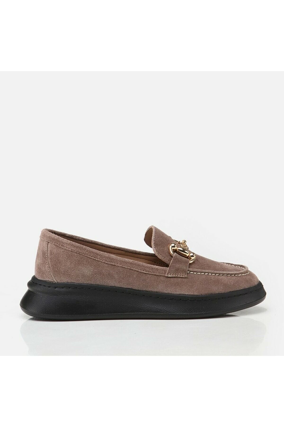 Genuine Leather Mink Women Loafers