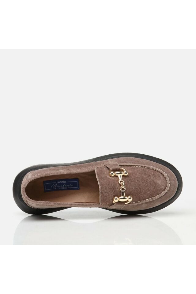 Genuine Leather Mink Women Loafers