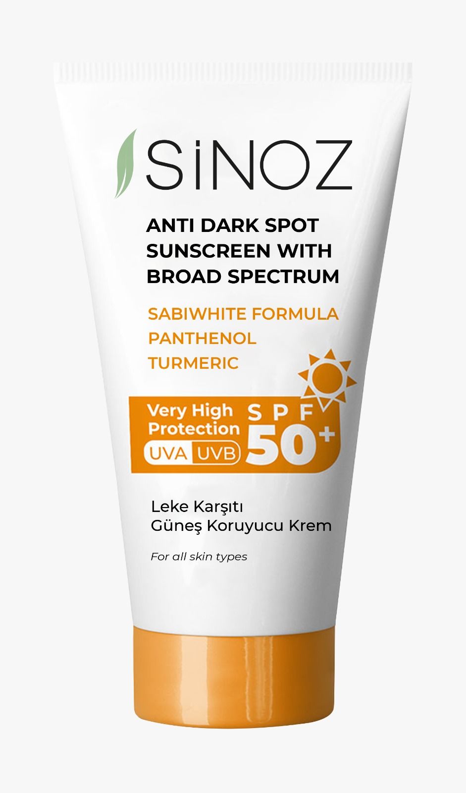 SPF 50+ Yüz Güneş Kremi - Tüm Cilt Tipleri için Yüksek Koruma 50 ML