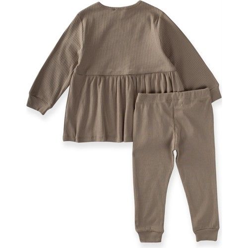 Fitilli Tunik Takım 2-8 Yaş Vizon
