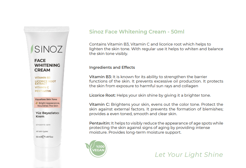 Face Whitening Brightening Cream 50 ML