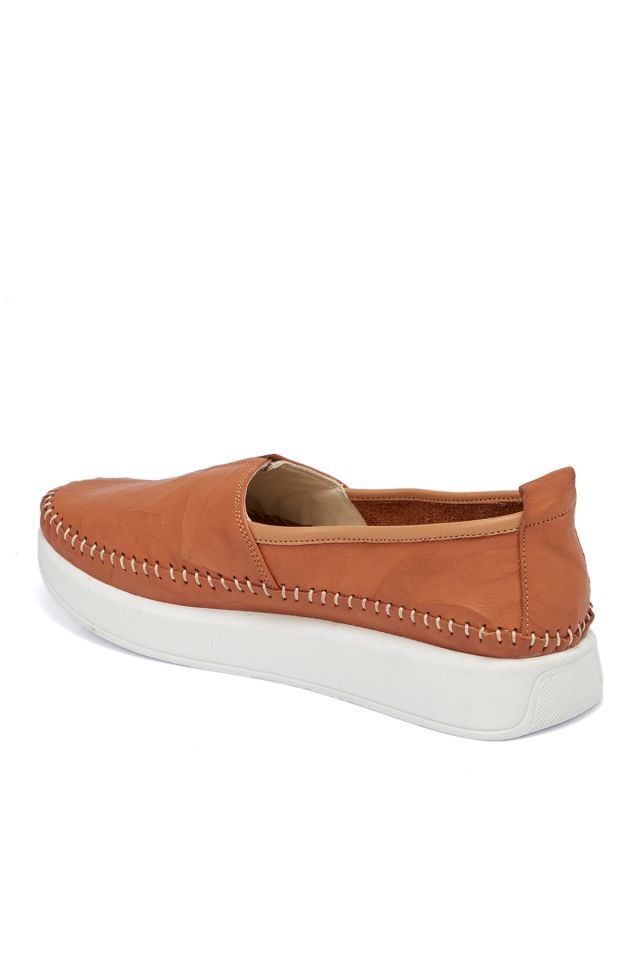 Tan Leather Women's Shoes