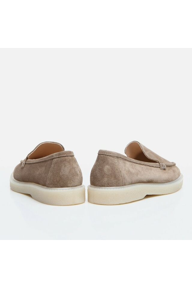 Hakiki Deri Vizon Kadın Loafer