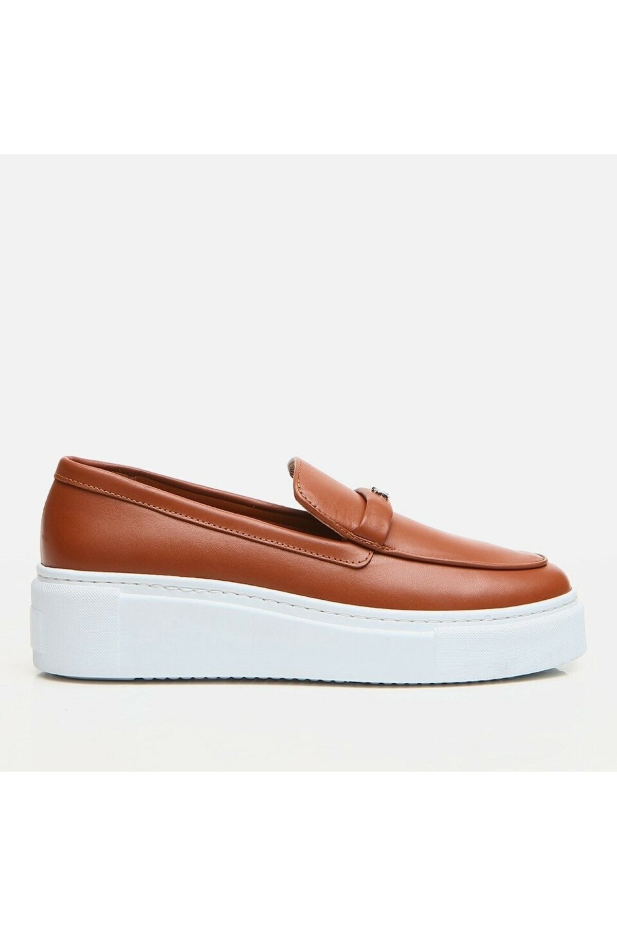 Hakiki Deri Taba Kadın Loafer